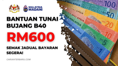 Bantuan RM600 untuk Bujang B40 : Semak Jadual Bayaran
