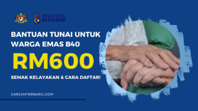 Bantuan RM600 Warga Emas : Inisiatif Setiap Bulan