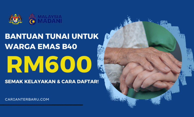 Bantuan RM600 Warga Emas : Inisiatif Setiap Bulan