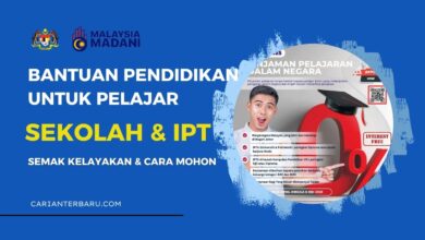 Bantuan Yayasan Pelajaran Johor untuk Pelajar Sekolah dan IPT