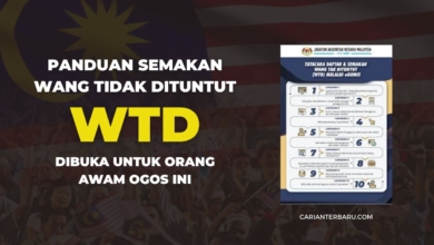 Semakan Wang Tidak Dituntut (WTD) Bulan Ogos Ini