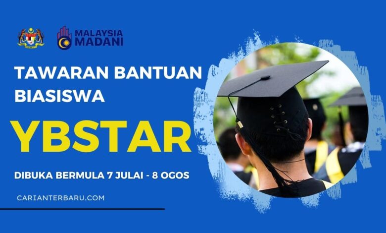 Tawaran Bantuan Biasiswa YBSTAR Dibuka Hingga 8 Ogos 2025
