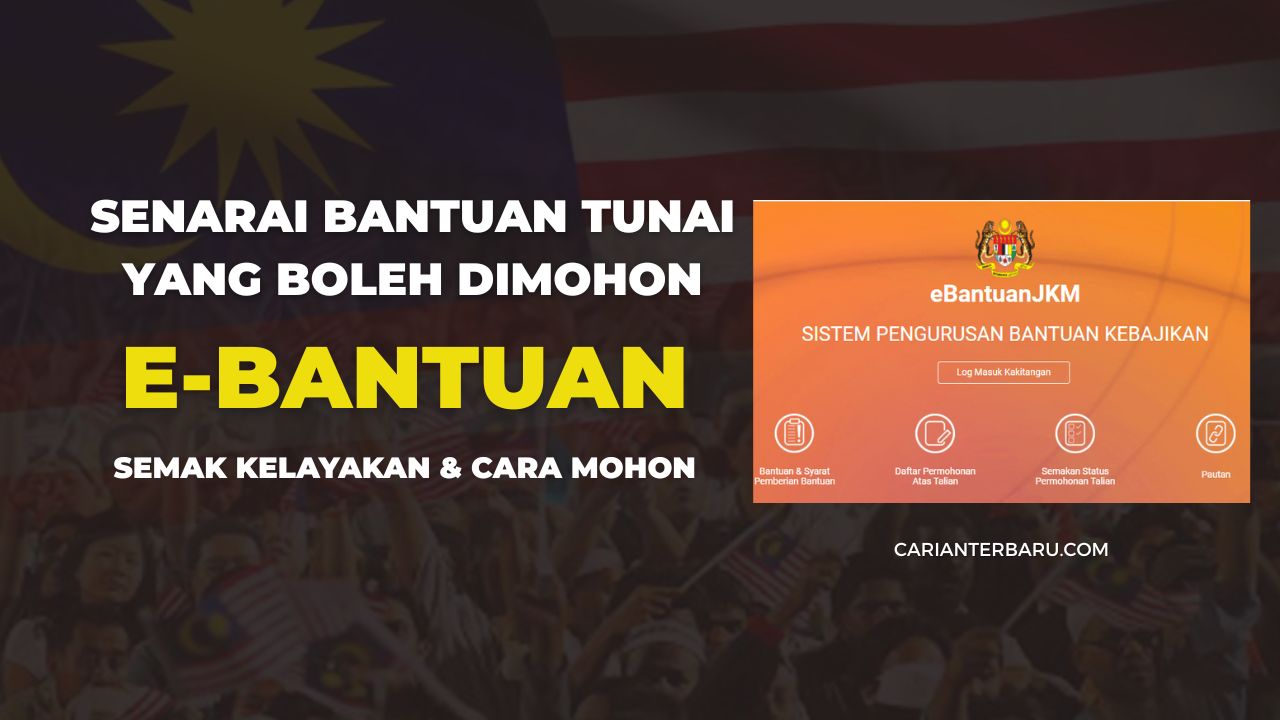 Senarai E-Bantuan JKM yang Boleh Dimohon Tahun 2025