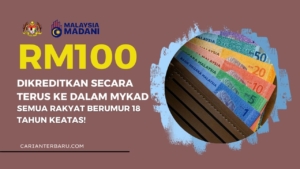 KREDIT RM100 SARA ONE-OFF