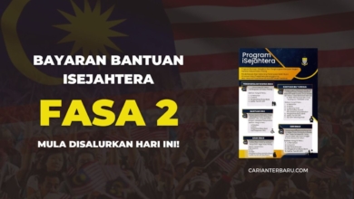 Bayaran iSejahtera Fasa 2 Disalurkan Bermula Hari Ini