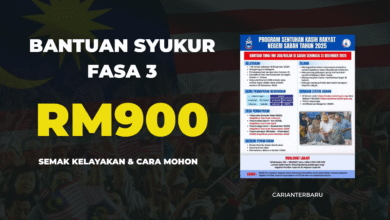 SYUKUR Sabah Fasa 3 - Semak Kelayakan & Cara Daftar